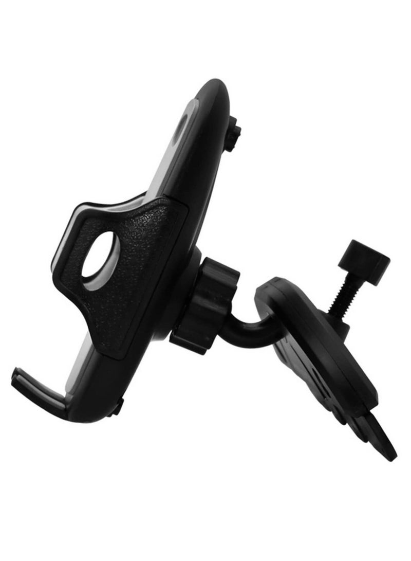 360 Degree Rotatable CD Slot Phone Holder for Car Auto Scaling Gravity Phone Stand for iPhone 12 Pro Max for Samsung GPS More Secure Grip with Rubber Pad  (Fits 50-100mm)  - Image 5