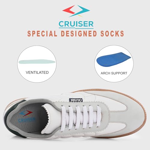 Cruiser Mens Casual Shoes 2608-4_White_9 - Image 5