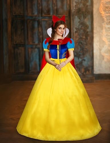 Ainiel Classic Deluxe Lolita Costume Fairytale Dress Role Cosplay for Adults Princess Costume with Petticoat - Image 4