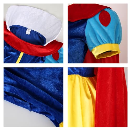Ainiel Classic Deluxe Lolita Costume Fairytale Dress Role Cosplay for Adults Princess Costume with Petticoat - Image 3