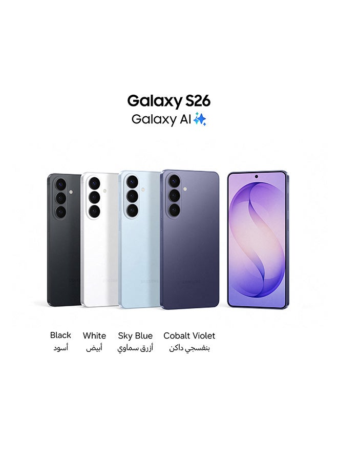 Samsung Galaxy S26 Dual SIM Sky Blue 12GB RAM 256GB 5G - Middle East Version - Image 2