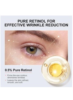 AuQuest Retinol Eye Stick Eye Repair and Treatment Silk Protein Anti-Wrinkle and Firming Paste for Eye Skin Reduce Appearance of Fine Lines Anti-Aging Dark Circles & Puffiness Eye Cream  - Image 3