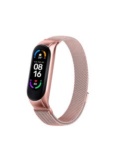 Milanese Strap For Xiaomi Band 6 /5 Rose Gold