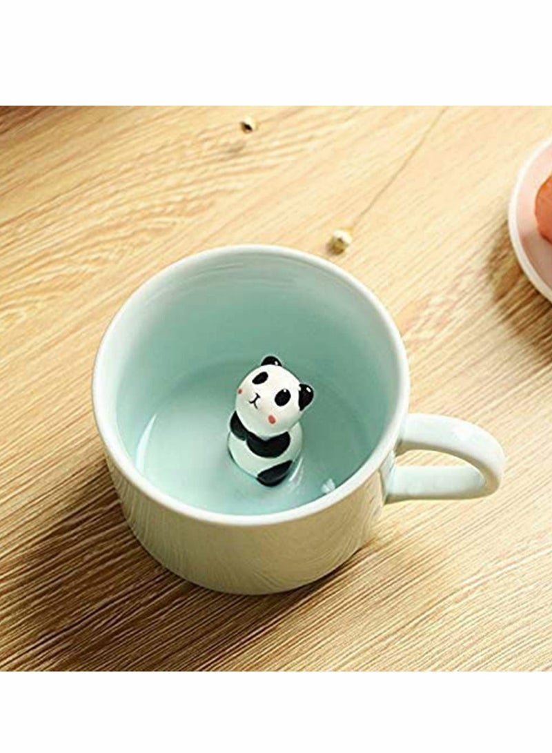 KASTWAVE Panda Ceramic Cup, Coffee Milk Tea Ceramic Mugs,3D Animal Cups | Hidden Animal Inside |Best Gift for Morning Drink Weddings Birthdays Father's Day - Image 5