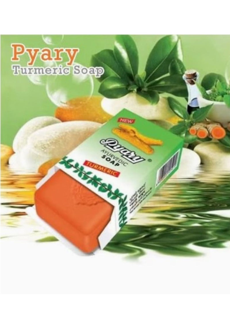 Pyary 6-Pack Ayurvedic Turmeric Soap - Image 3