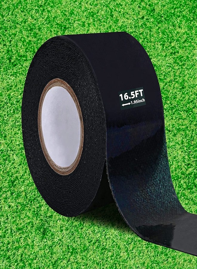 Kikerike Artificial Grass Tape Self Adhesive Double Sided, 2 Inch Width x 196 Inch Long Synthetic Turf Seaming Tape Jointing Fixing Green Lawn Mat Rug, Connecting Fake Grass Carpet - Image 1