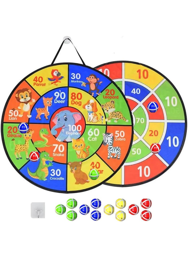 Mumfactory Large Dart Board for Kids, Kids Dart Board with Sticky Balls, Boys Toys, Indoor/Sport Outdoor Fun Party Play Game Toys, Birthday Gifts  - Image 1