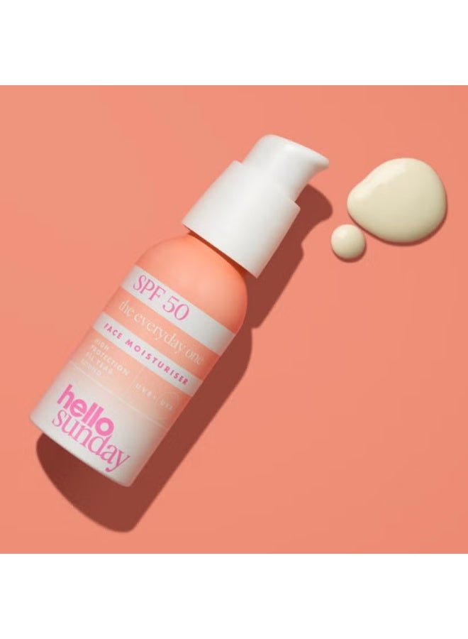 Hello Sunday The Everyday One Face Moisturiser With Hyaluronic Acid SPF50 50ml - Image 2