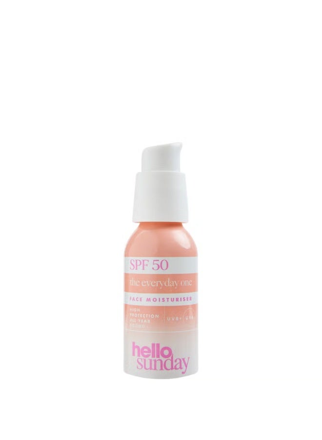 Hello Sunday The Everyday One Face Moisturiser With Hyaluronic Acid SPF50 50ml - Image 1
