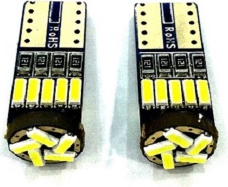 Renault Megane 3 Compatible LED License Plate Light Bulb T10 W5W