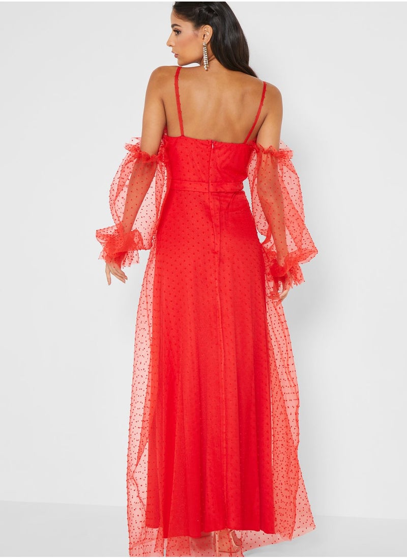 Ella Limited Edition - Off-Shoulder Tulle Dress - Image 1