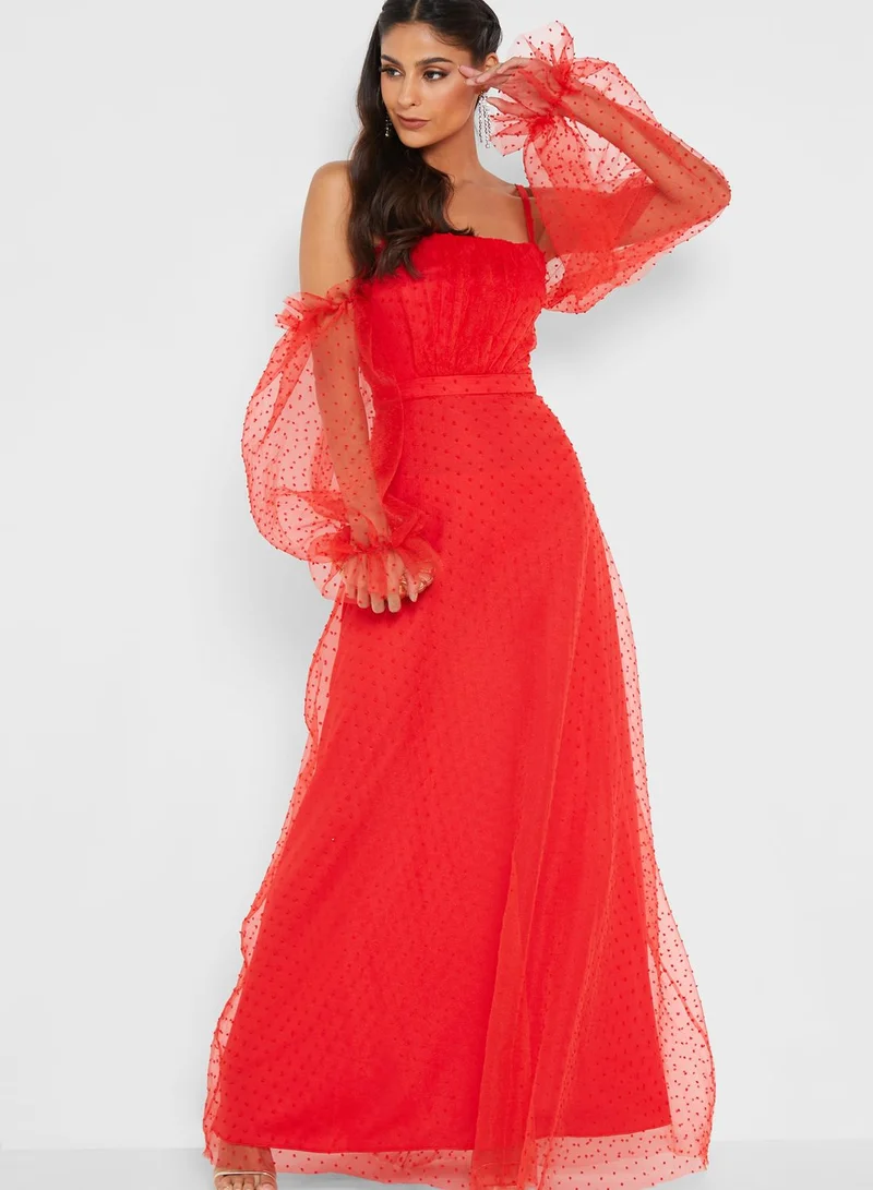 Ella Limited Edition Off-Shoulder Tulle Dress