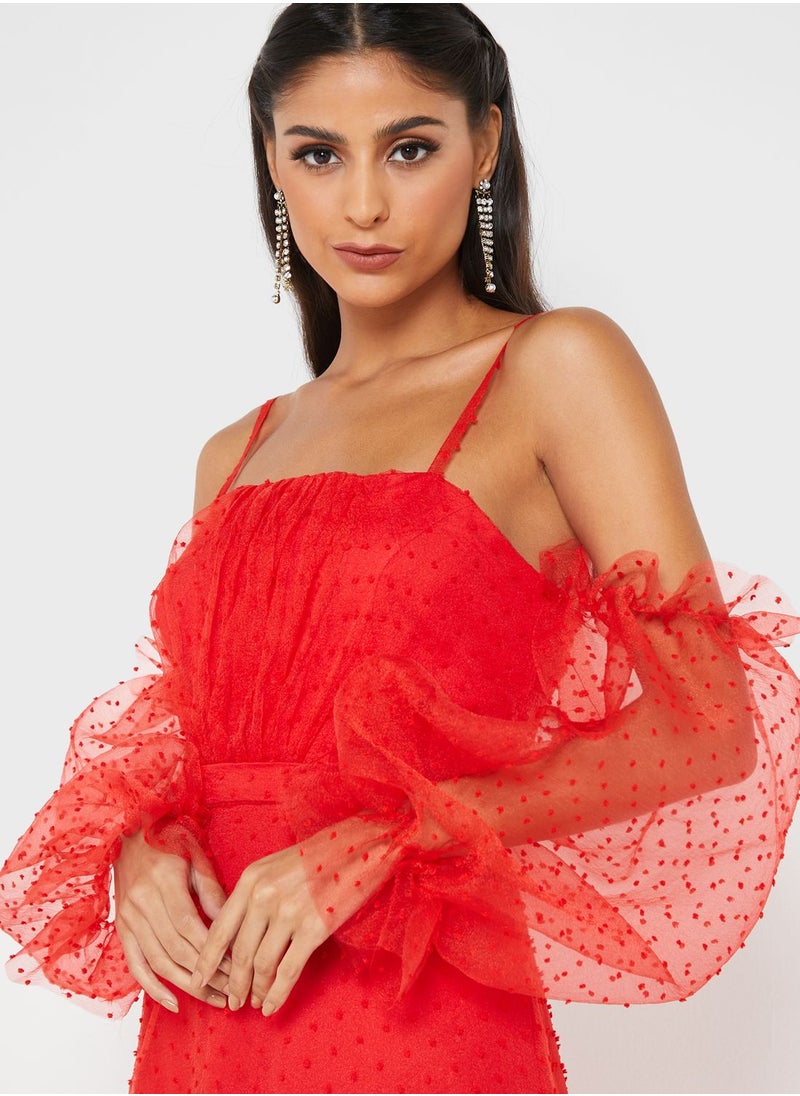 Ella Limited Edition - Off-Shoulder Tulle Dress - Image 1