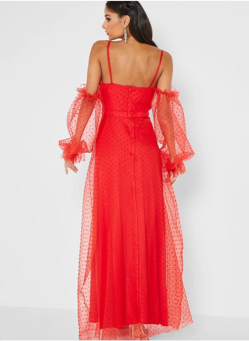 Ella Limited Edition Off-Shoulder Tulle Dress