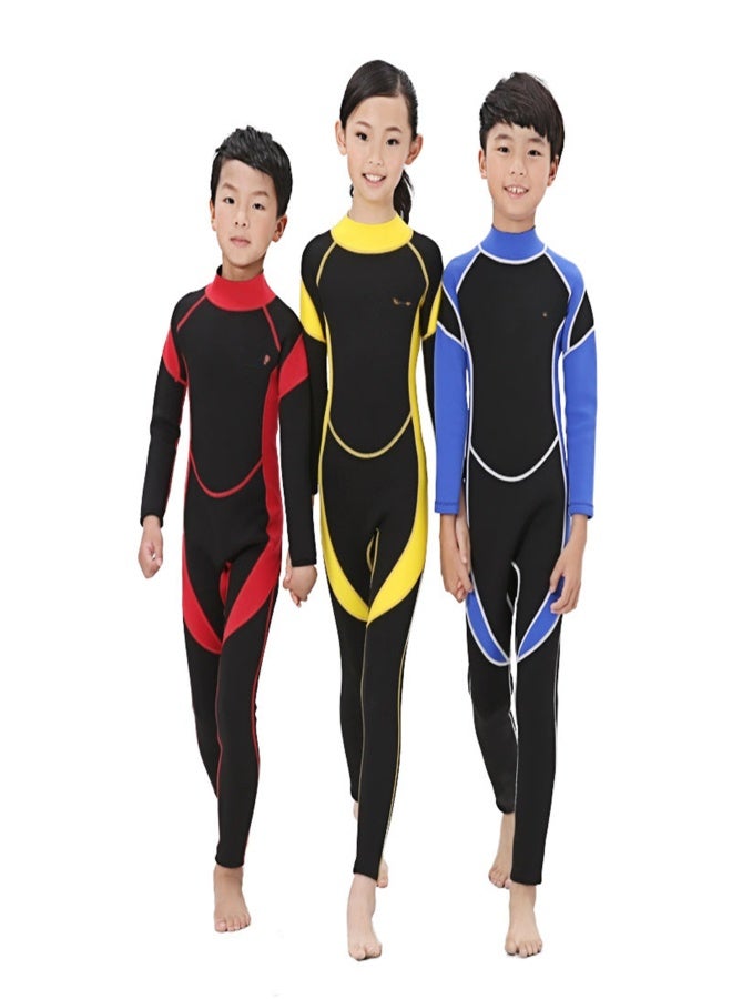 Hisea Kids Wetsuit Girls Boys Zippered Long Sleeve Diving Swimsuit Quick Dry One Piece Chlidren Surf Suit for Water Sports - Image 3