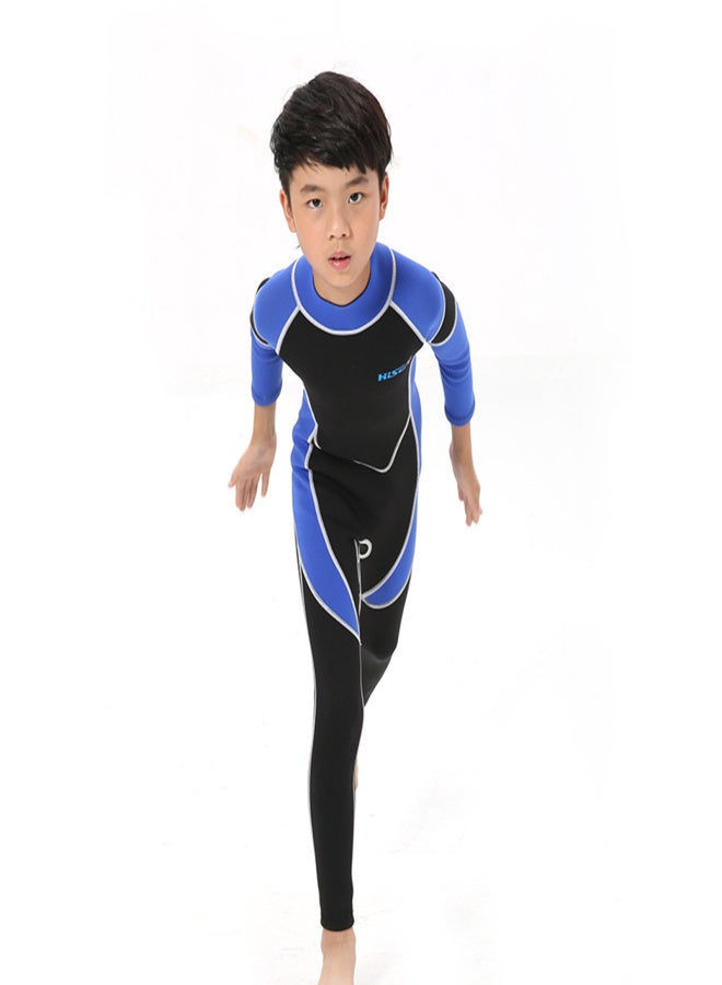 Hisea Kids Wetsuit Girls Boys Zippered Long Sleeve Diving Swimsuit Quick Dry One Piece Chlidren Surf Suit for Water Sports - Image 2