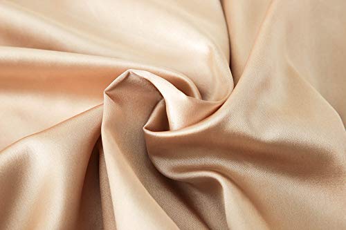 owiter Satin Robe for women Short Bride and Bridesmaid Rose Gold Dressing robe for Wedding Party… (US, Alpha, X-Large, Regular, Regular, rose gold mother of the bride) - Image 2