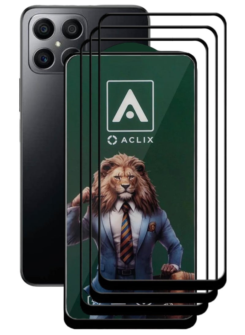 ACLIX 3 Pieces Antistatic ESD Dustproof Premium Quality High Definition Tempered Glass Screen Protector Designed For Honor X8 - Image 1