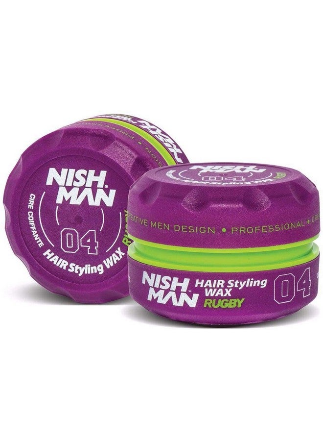 nishman Hair Styling Series (04 Rugby AQUA WAX, 150ml) - Image 1