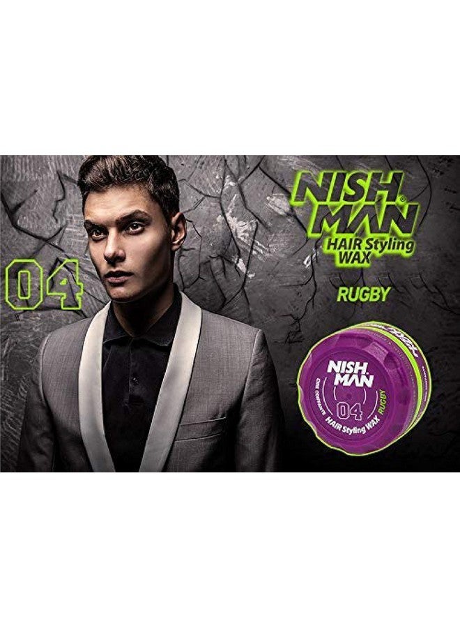 nishman Hair Styling Series (04 Rugby AQUA WAX, 150ml) - Image 3