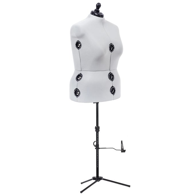 TwinFit Adjustable Dress Form FullFigure Sizes US 2024 Female Sewing Mannequin with Pinnable Body Torso 13 Dials for Accurate Fitting 360 Hem Guide