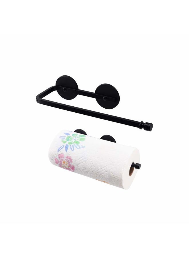 LEVOSHUA Magnetic Paper Towel Holder Aluminium Alloy Holder with Magnetic Backing - Sticks to Any Ferrous Surface - for Kitchen, Work Benches, Storage Closets, Grill, Garage - Image 2