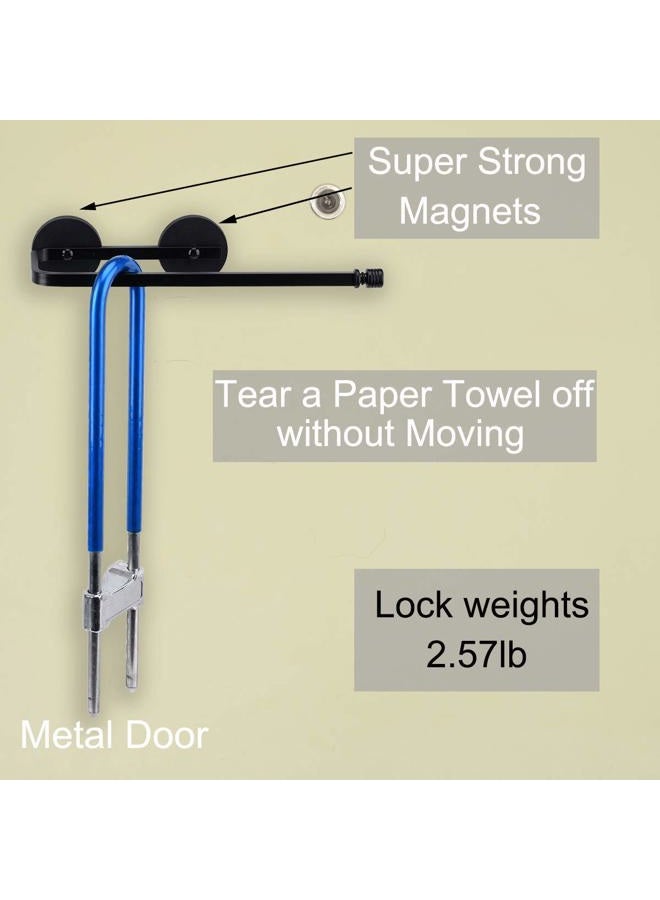 LEVOSHUA Magnetic Paper Towel Holder Aluminium Alloy Holder with Magnetic Backing - Sticks to Any Ferrous Surface - for Kitchen, Work Benches, Storage Closets, Grill, Garage - Image 4