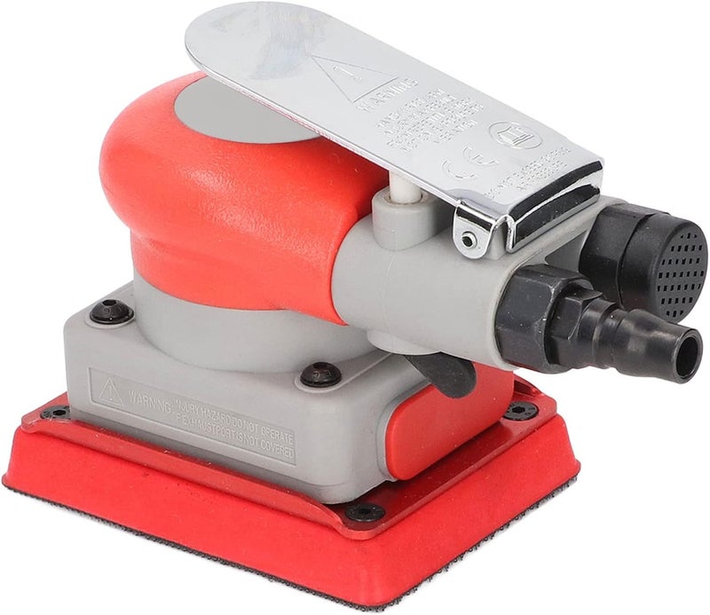 Random Orbital Sander, 10000Rpm Pneumatic Palm Sander, Low Vibration & Heavy Duty Air Palm Sander For Woodworking Composites Metal - Image 1