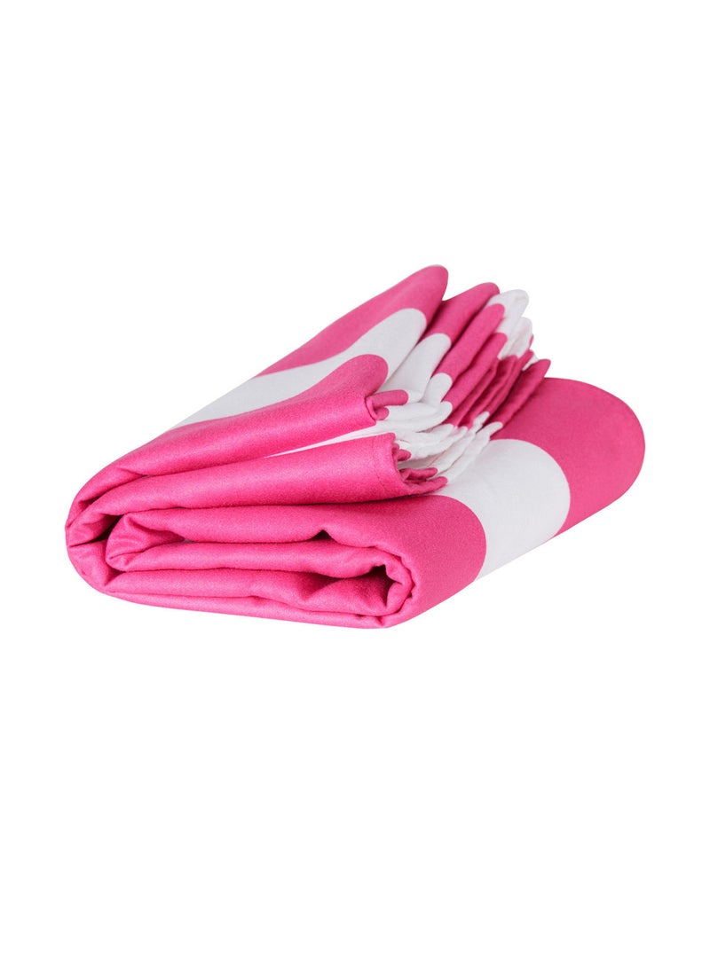 Dock & Bay Dock & Bay Beach Towel, Super Absorbent, Quick Dry, Sand Free, Compact & Lightweight, 100% Recycled Materials, Includes bag - Large (160x90cm) - PHI PHI PINK  - Image 3