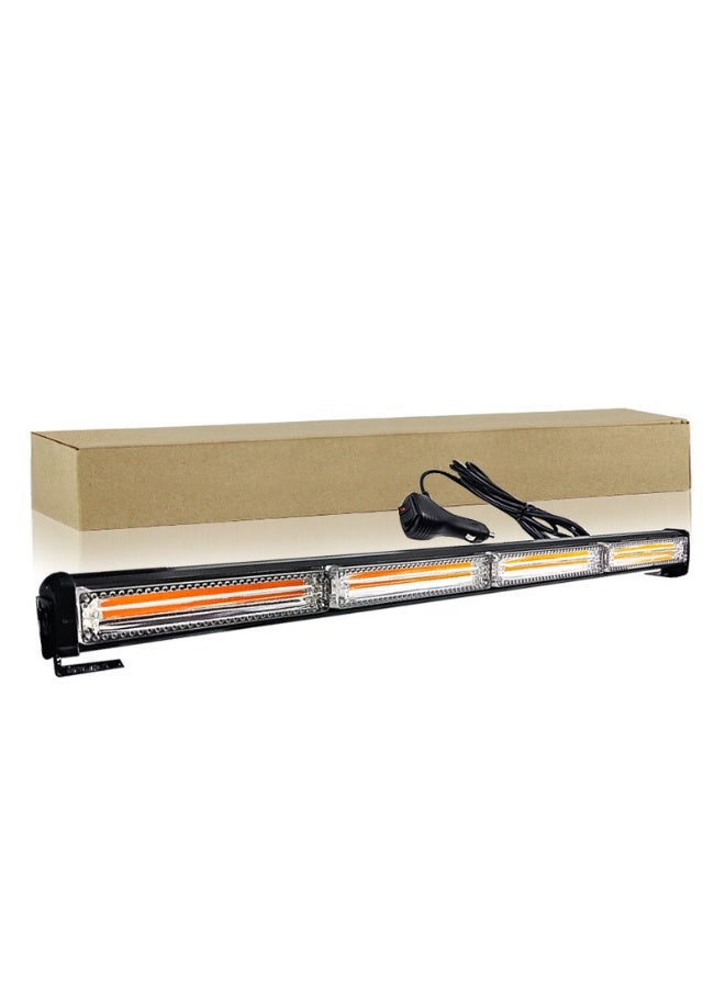 COB Universal Bar Lamp Single Row High-Power 4-Section Bright Flash LED Warning Light New Condition Cross-Border Car Strip Lamp - Image 2