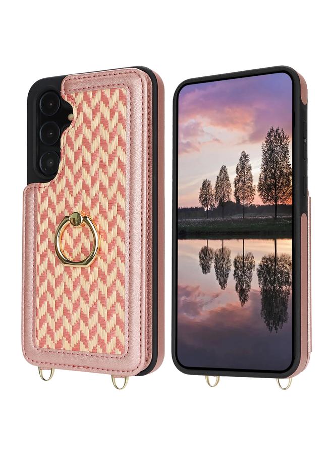 اس-توب جراب لهاتف Samsung Galaxy A55 5G / 4G مزود بفتحة بطاقة مزدوجة وغطاء كامل للهاتف مع حزام حول الجسم - Image 2