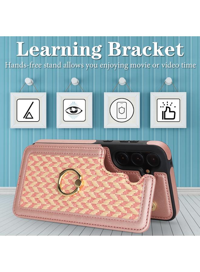 اس-توب جراب لهاتف Samsung Galaxy A55 5G / 4G مزود بفتحة بطاقة مزدوجة وغطاء كامل للهاتف مع حزام حول الجسم - Image 5