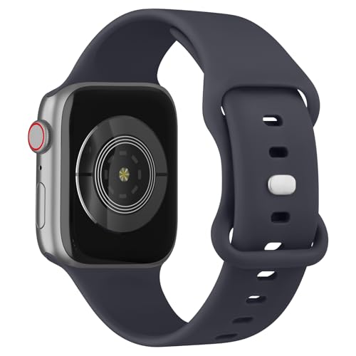 Tobfit Watch Strap Compatible with Apple Watch Series 8 7 6 5 4 3 2 1 SE 38 mm 42mm 40mm 44mm(Watch Not Included), Smartwatch band for Men Women, Strap for iWatch 8 7 6 5 4 3 2 1 (38mm, Midnight) - Image 1