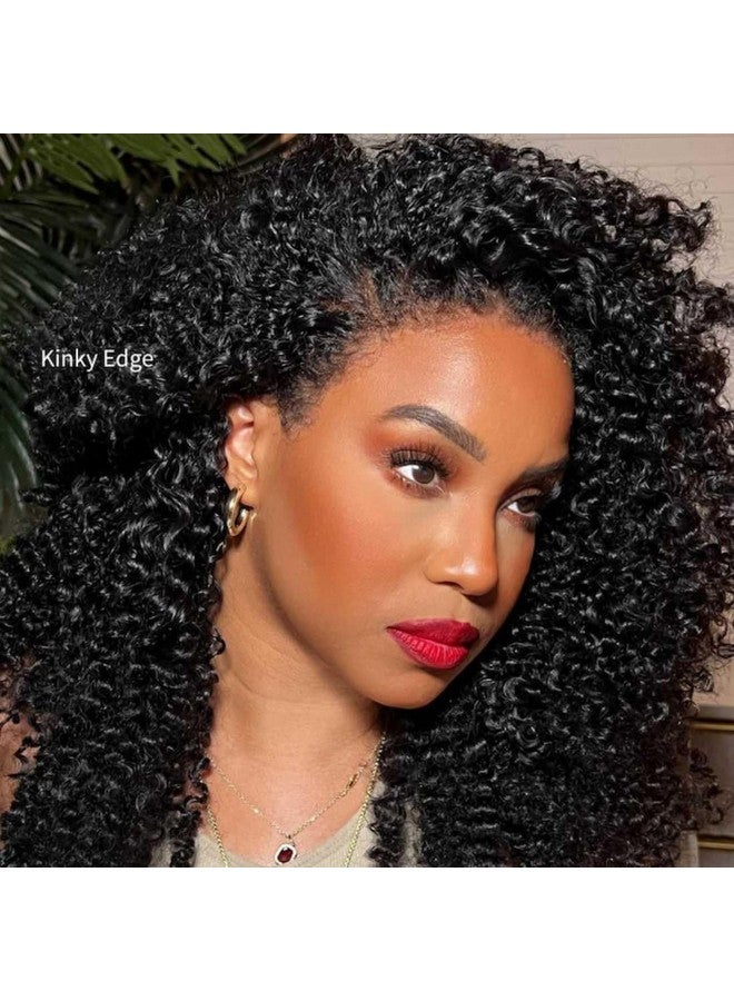 بيوتي فوريفر باروكة شعر مستعار من Beauty Forever Bye Bye Knots مقاس 7×5، Pre Everything 4C، حواف مجعدة مجعدة، باروكة شعر مستعار بدون غراء مع عقد غير مرئية، باروكة شعر بشري من الدانتيل مقطوعة مسبقًا، كثافة 180%، لون طبيعي، 14 بوصة - Image 5