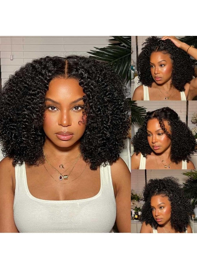 بيوتي فوريفر باروكة شعر مستعار من Beauty Forever Bye Bye Knots مقاس 7×5، Pre Everything 4C، حواف مجعدة مجعدة، باروكة شعر مستعار بدون غراء مع عقد غير مرئية، باروكة شعر بشري من الدانتيل مقطوعة مسبقًا، كثافة 180%، لون طبيعي، 14 بوصة - Image 1