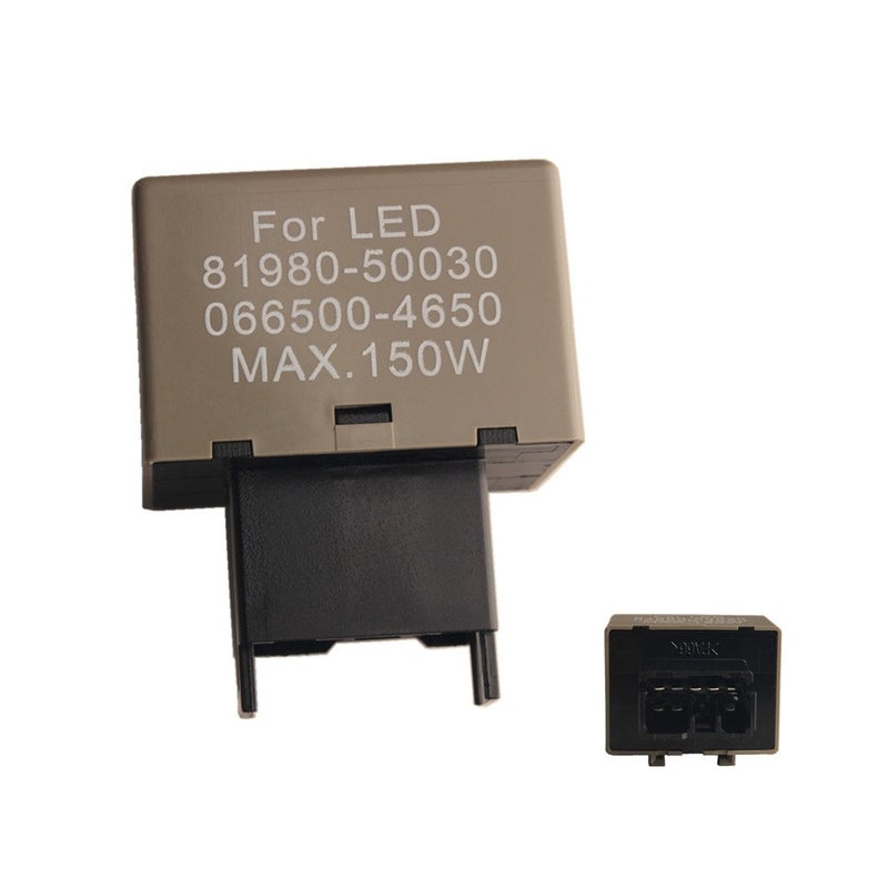 DEWHEL 8-Pin Electronic LED Flasher Relay for Lexus and Toyota - Image 1