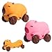 Aruytps 2Pack Squishy Capybara Car Toys Brown and Pink Super Fun Animal Squeeze Stretchable Fidget Cars Vehicle Stress Relief Sensory Fidget Toys Car Stress Balls Party Favors for Kids Adults - Image 2