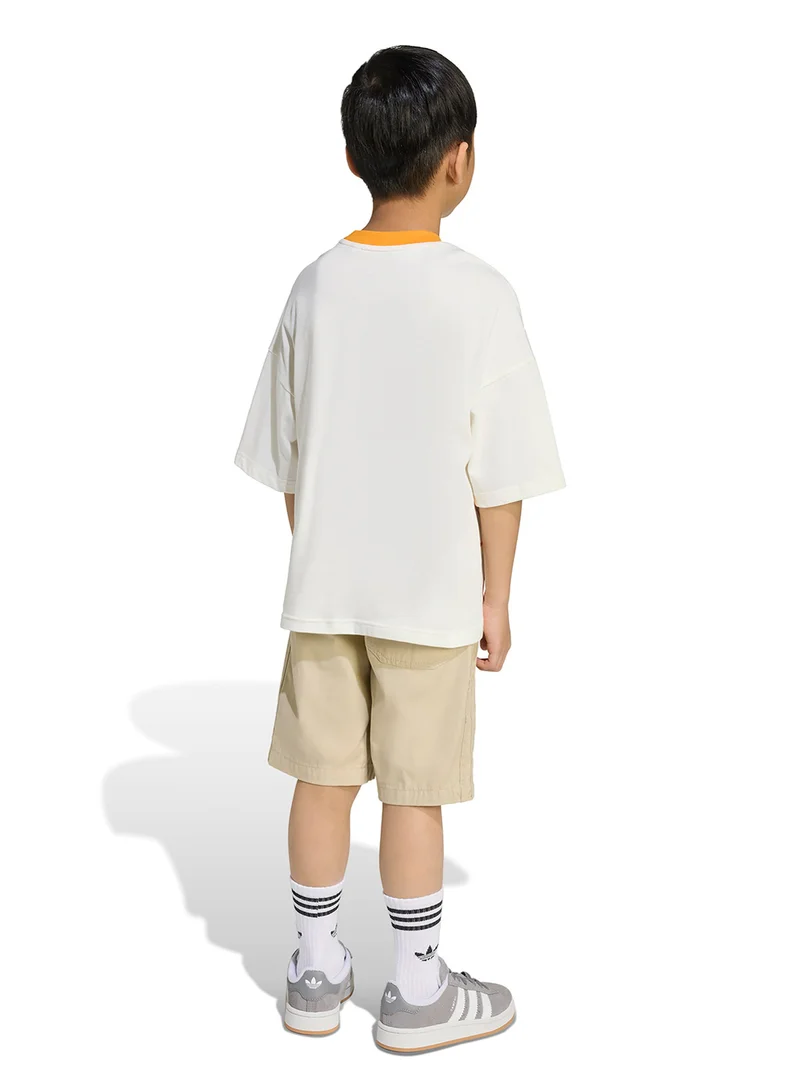 adidas Originals Kids Twill Shorts And T-Shirt Set