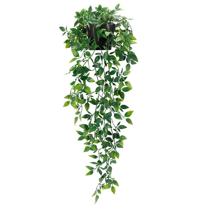 FAKE HANGING PLANTS ARTIFICIAL SMALL POTTED PLANTS FOR INDOOR OUTDOOR AESTHETIC OFFICE LIVING ROOM SHELF DECOR 1 PACK