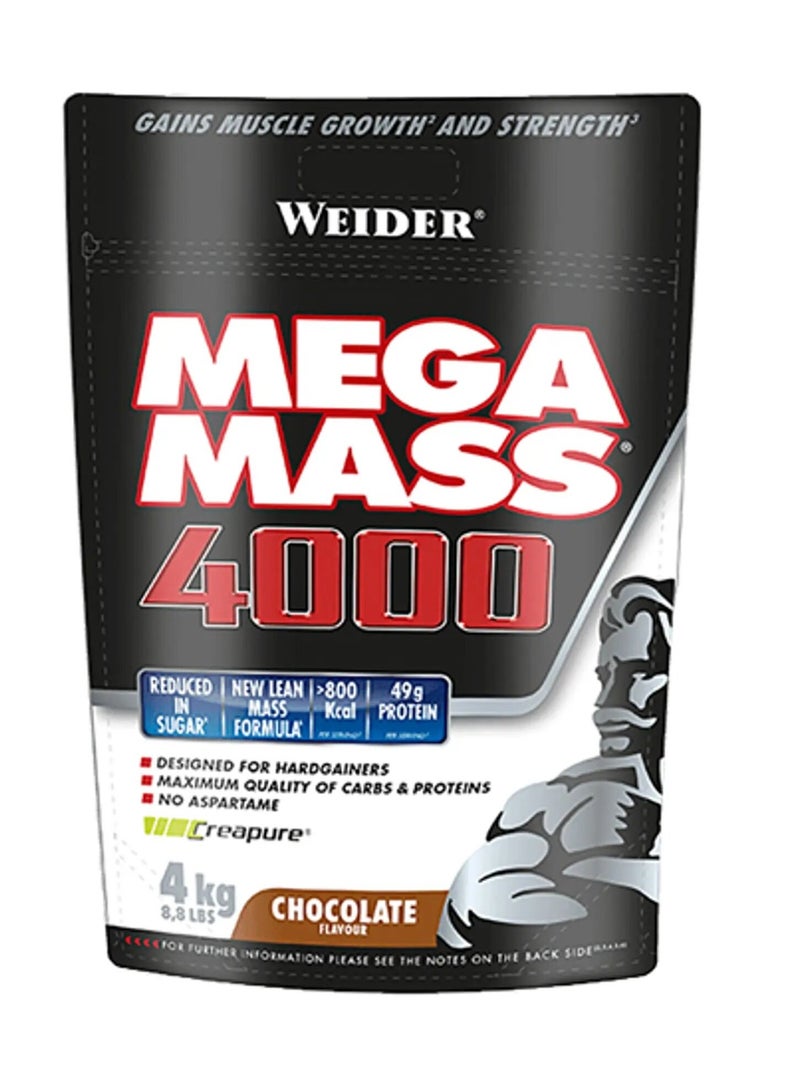 Weider MEGA MASS 4000 Chocolate, 4KG - Image 1