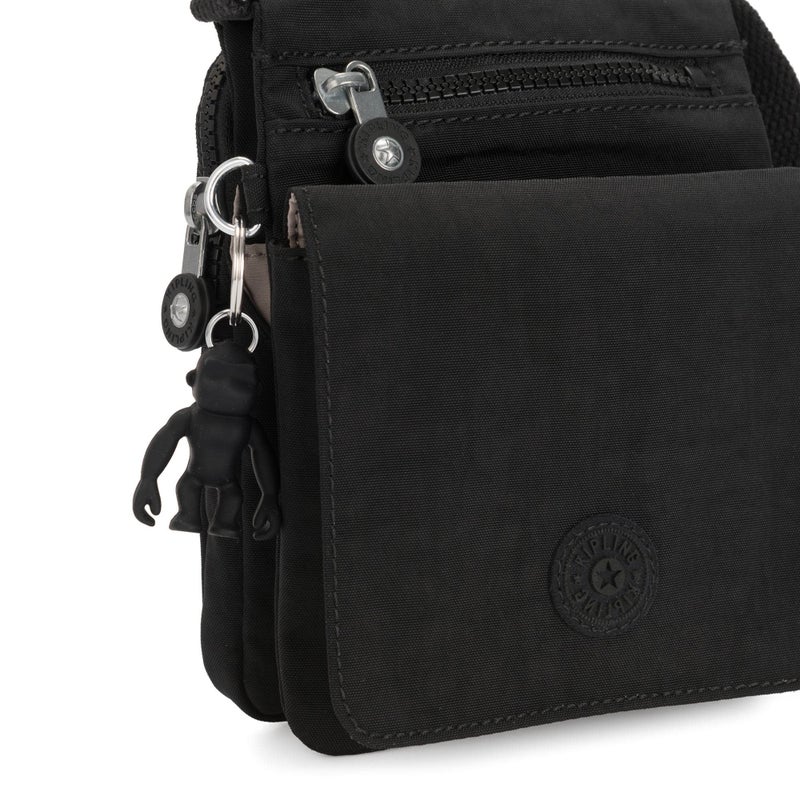 KIPLING KIPLING حقيبة كيبيلينغ النسائية الجديدة إلدورادو عبر الجسم، أسود، مقاس واحد - Image 5