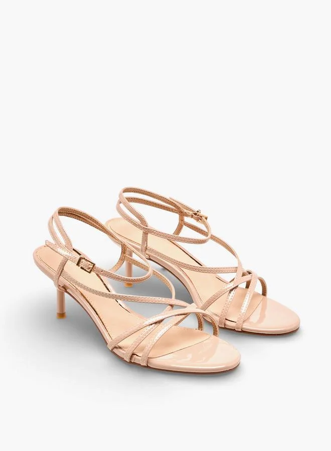 Women Buckle Closure Strap Sandals