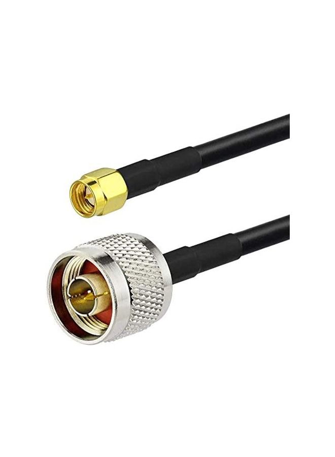 كابل هوائي RG58 SMA أسود 25 متر (2 قطعة) - Image 2