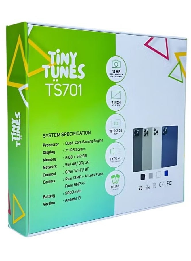 Tiny Tunes Tiny Tunes TS701 Smart Tablet  - Image 3