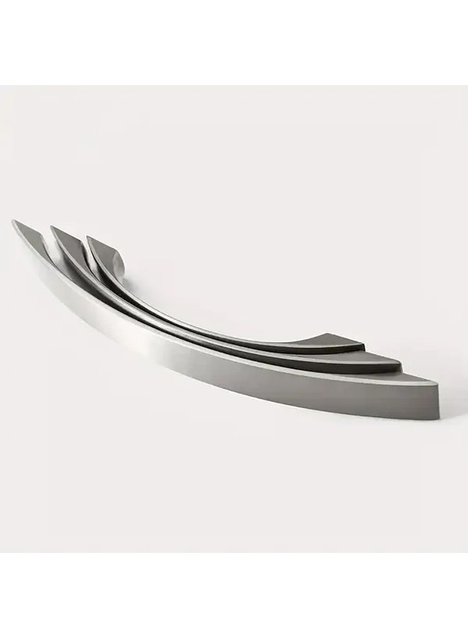 10pcs Polished Nickel Cabinet Handles 128mm Hole Distance Modern Drawer Pulls Wardrobe Door Hardware - Image 4