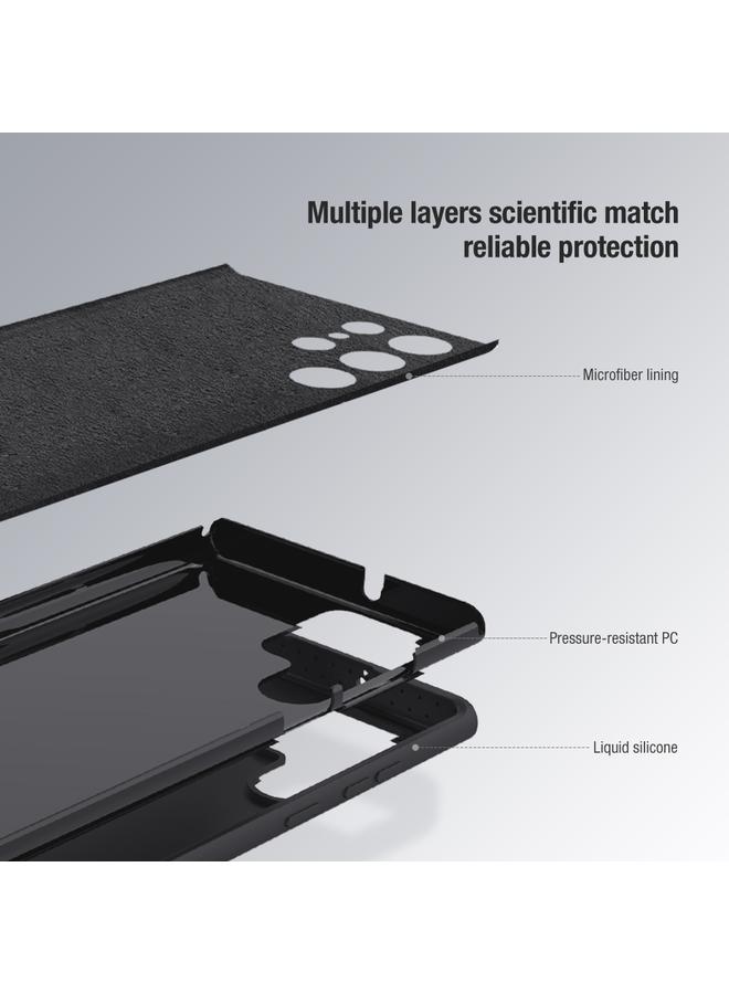 Nillkin Case For Samsung Galaxy S22 Ultra 5G CamShield Liquid Silicone + PC Phone Case - Image 5