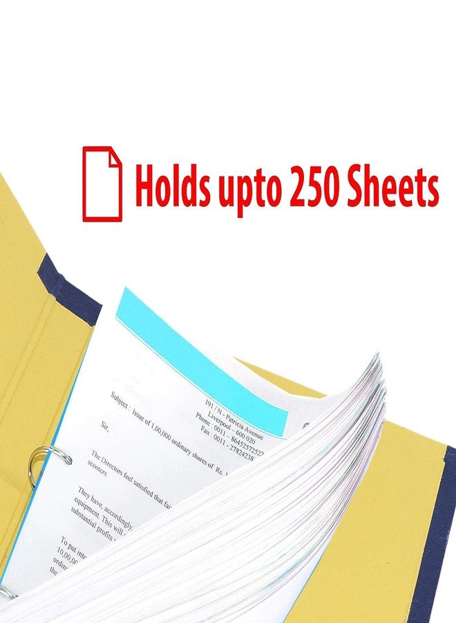 SNDIA 4 PK Box Files A4 Size Paper Folder Cobra File Office File Document Organizer Certificates Holder- Color May Vary (35 x 26 x 3.5 cm) - Image 4
