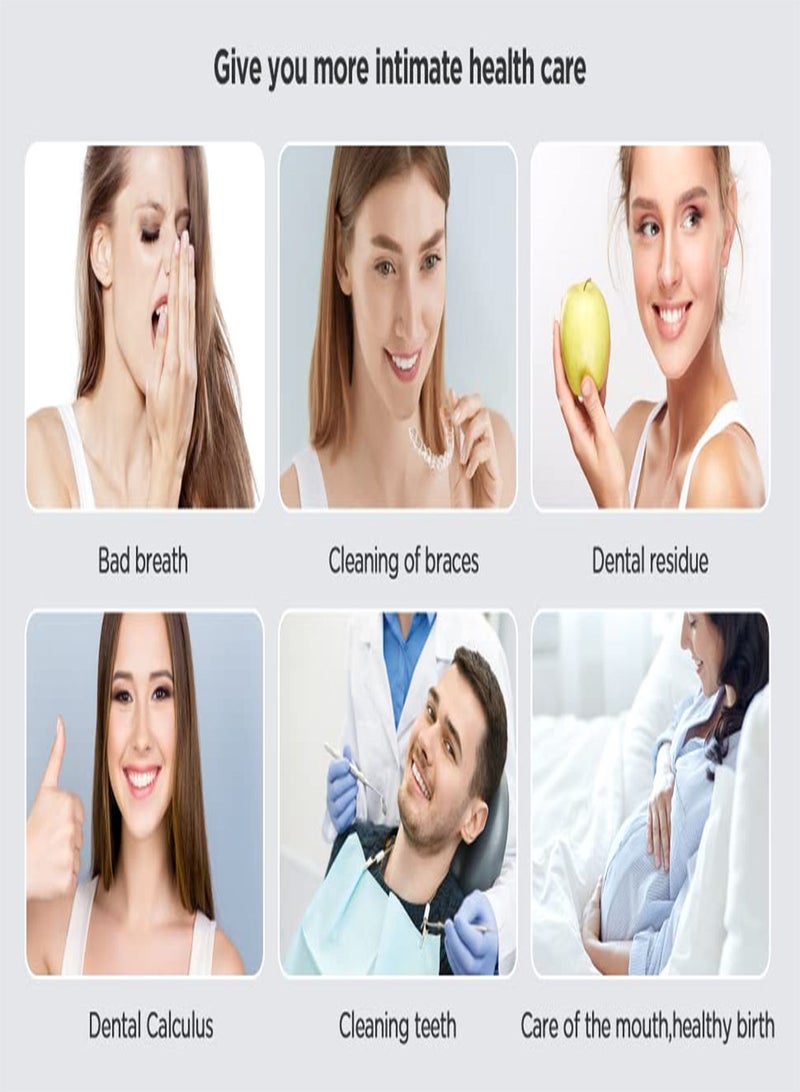 Fairywill Portable Oral Irrigator USB Rechargeable Dental Water Flosser Jet Irrigator Dental Teeth Cleaner 3 Modes 300ML - Image 3