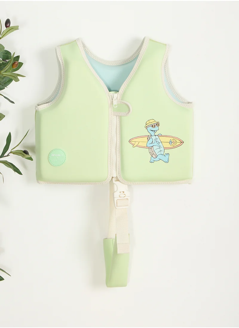 ساني لايف Kids Swim Vest 1-2 Shred Turtle Aqua