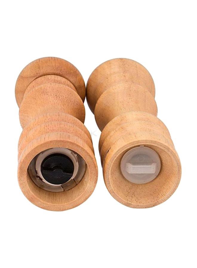 Prestige Set Peppermill & Salt Box Brown 15cm - Image 3